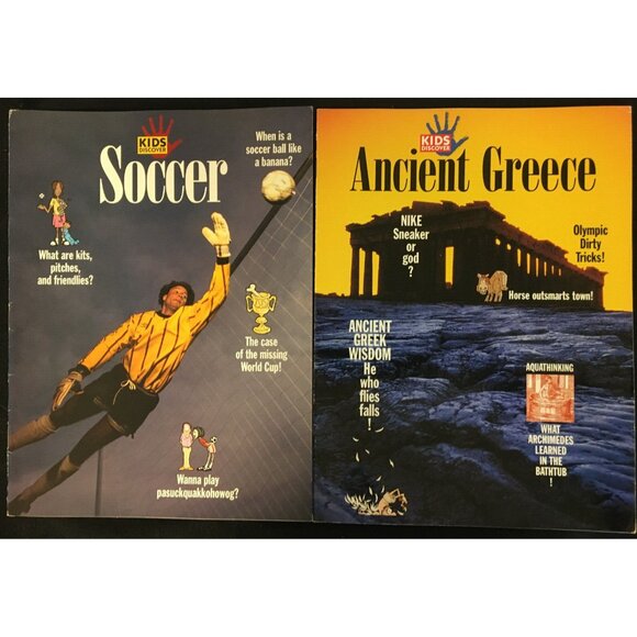 Kids Discover Magazine Lot of 6 Colonial America Explorers Oil Cowboys Soccer - Picture 6 of 7